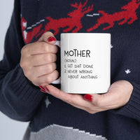 Load image into Gallery viewer, Mom Ceramic Coffee Mug - Mother (Noun) Definition | Mother&#39;s Day Gift
