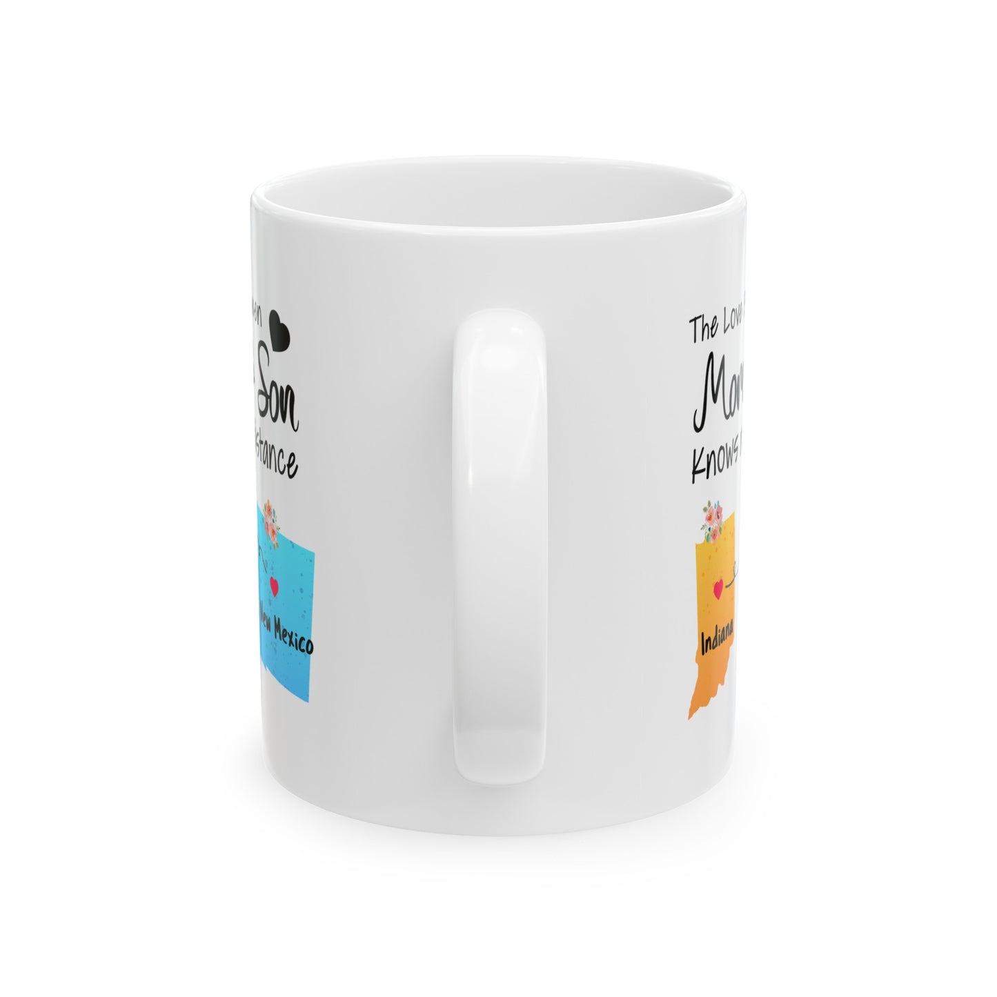 Mom Coffee Mug - The Love Between Mom & Son Knows no distance | Mother's Day Gift