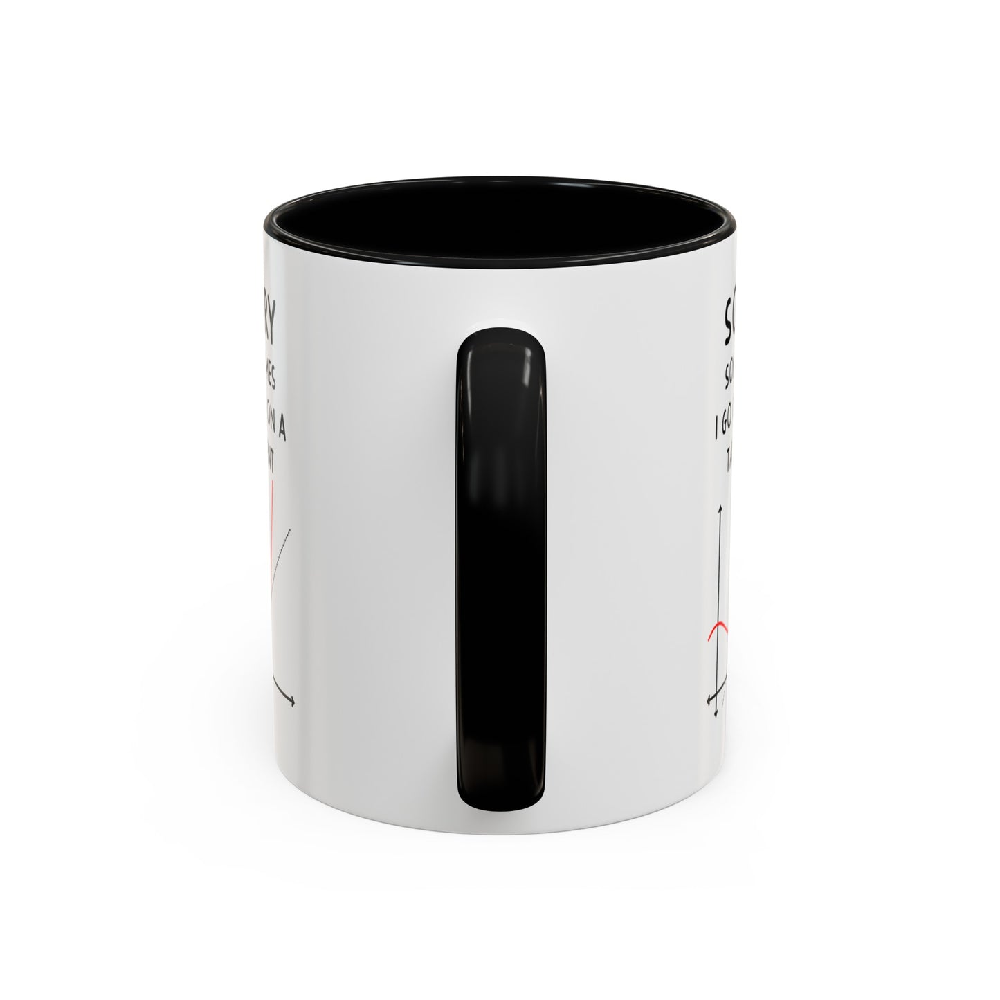 Engineer Funny Coffee Mug - Sorry Sometimes I Go Off On A Tangent | Graduation Gift