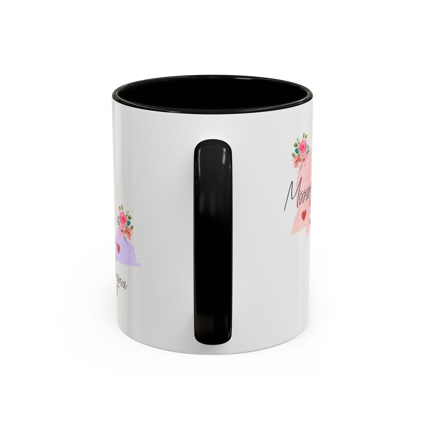 Long Distance Friends Coffee Mug - Mississippi & Virginia Design | Moving Away Gift
