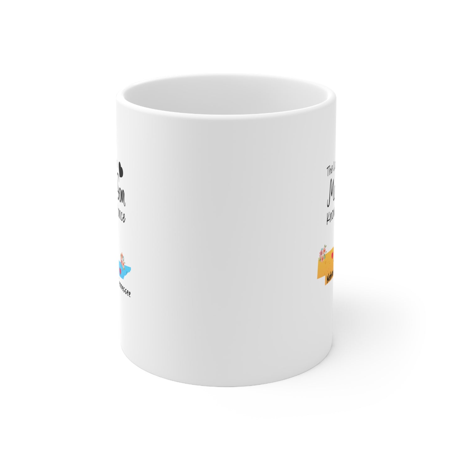 Nebraska Tennessee Mother's Day Gifts - Love Mom & Son - Long Distance Home State 11 OZ Coffee Mug for Mom