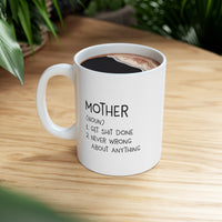 Load image into Gallery viewer, Mom Ceramic Coffee Mug - Mother (Noun) Definition | Mother&#39;s Day Gift
