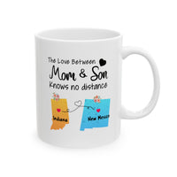 Load image into Gallery viewer, Mom Coffee Mug - The Love Between Mom &amp; Son Knows no distance | Mother&#39;s Day Gift
