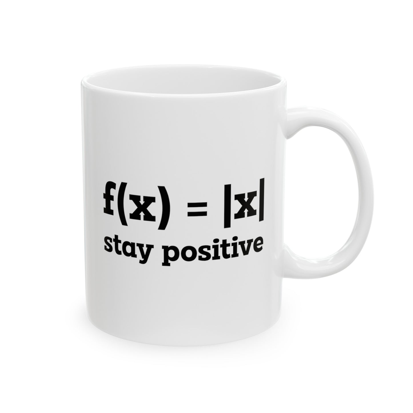 Math Lover Coffee Mug - Stay Positive Design | Graduation Gift
