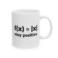 Load image into Gallery viewer, Math Lover Coffee Mug - Stay Positive Design | Graduation Gift
