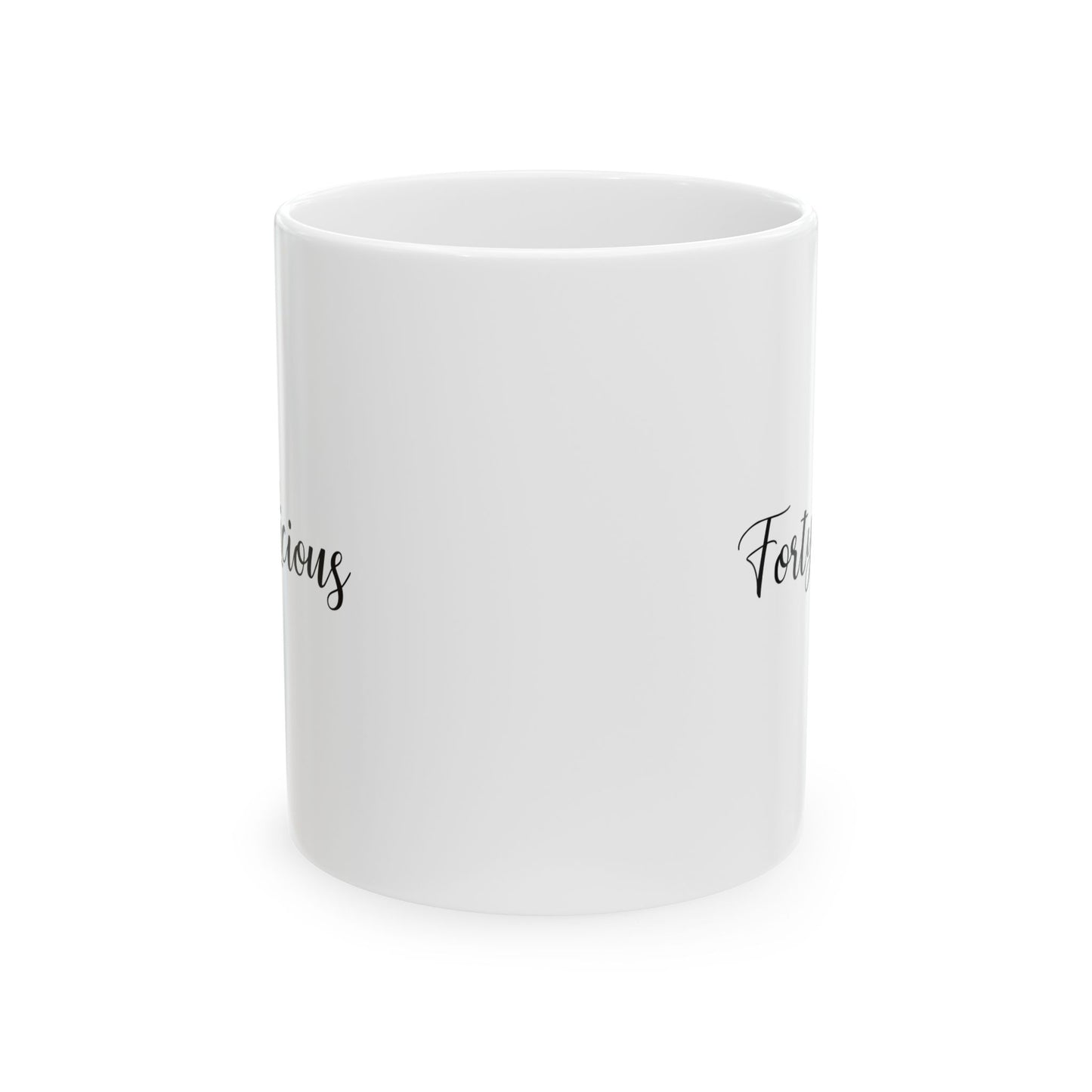 Dad Mom Funny Coffee Mug - Forty-Licious Design | 40th Birthday Gift
