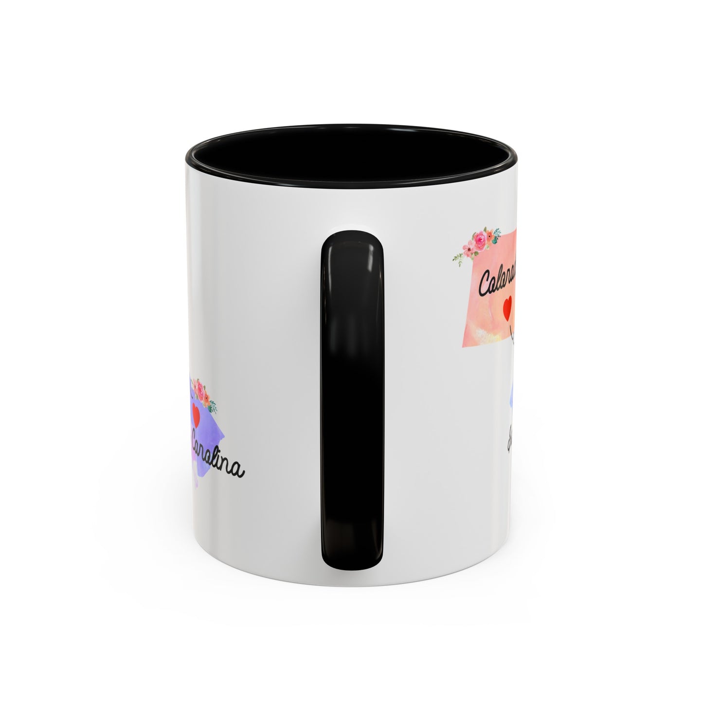 Long Distance Family Coffee Mug - Colorado & South Carolina Design | Moving Away Gift