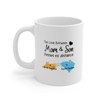 Load image into Gallery viewer, Mom Coffee Mug - The Love Between Mom &amp; Son Knows No Distance | Mother&#39;s Day Gift
