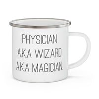 Load image into Gallery viewer, Physician Camping Mug - A.K.A Wizard A.K.A Magician Design | Perfect Gift for Doctors
