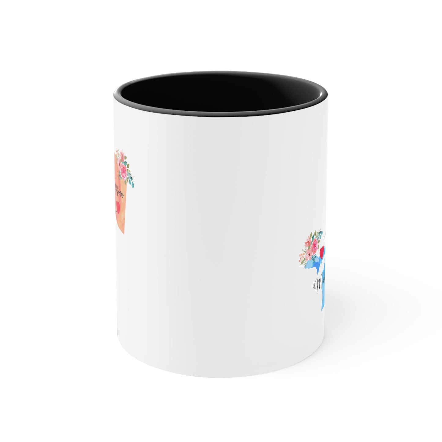 Arizona Michigan Coffee Mug - Love Across States Design | Long Distance Gift