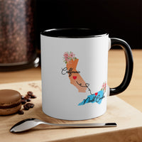 Load image into Gallery viewer, California North Carolina Gifts | Long Distance State Coffee Mug | State to State | Away From Hometown Family | Moving Away Mug
