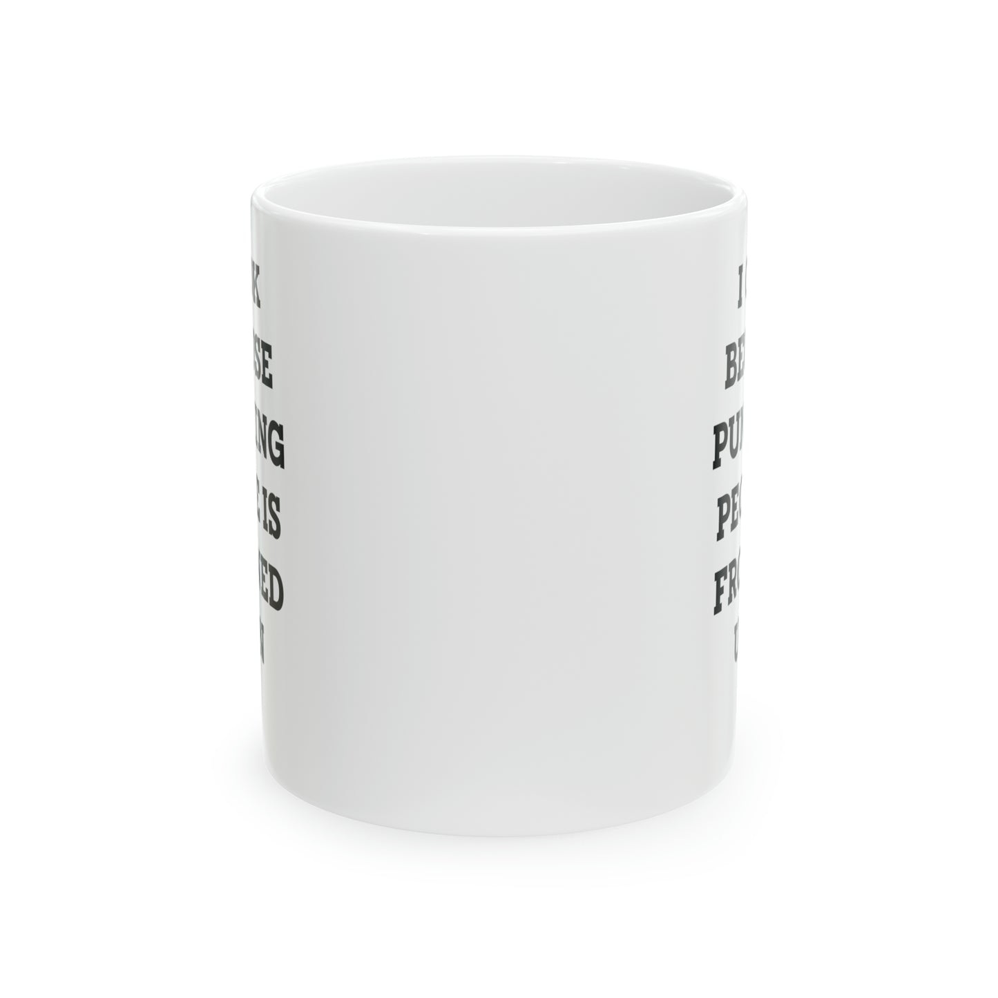 Chef Coffee Mug - I Cook Because Punching People Is Frowned Upon | Funny Gift for Chefs