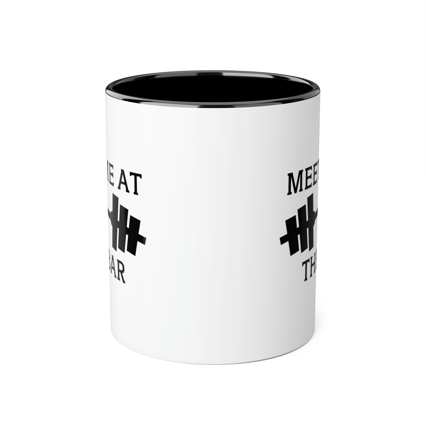 Personal Trainer Coffee Mug - Meet Me At The Bar Design | Fitness Gift
