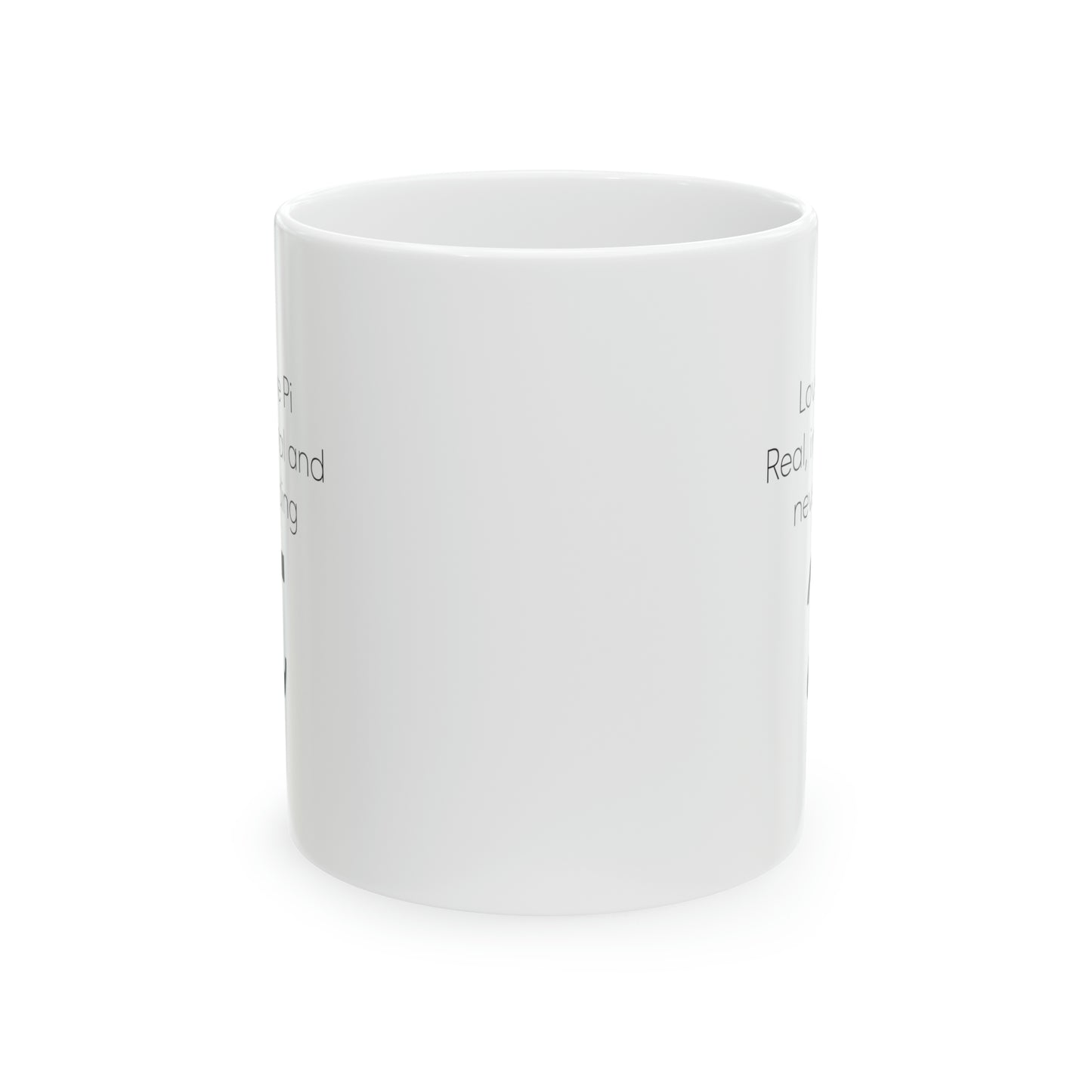 Math Lover Coffee Mug - Love is like Pi Design | Pi Day Gift