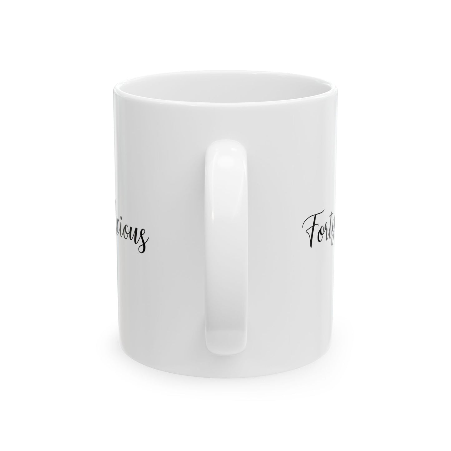 Dad Mom Funny Coffee Mug - Forty-Licious Design | 40th Birthday Gift