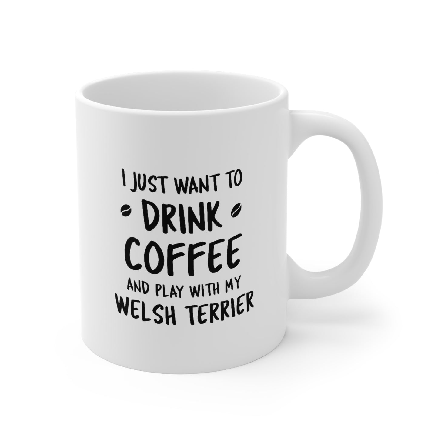 Funny Welsh Terrier Coffee Mug - Dog Lover - Cute Pet Gifts for Mom and Dad