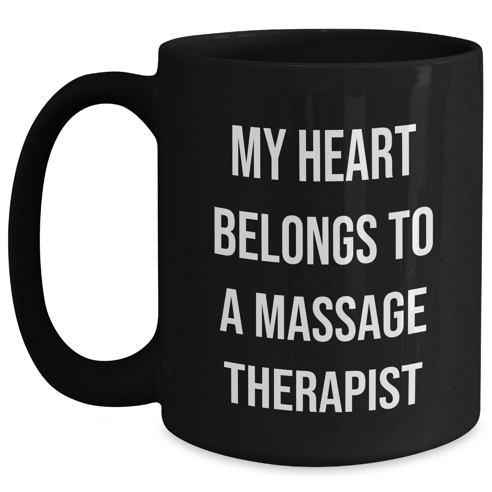 Funny Massage Therapist Gifts from Men to Massage Therapist Quotes Black Coffee Mugs, 11oz or 15oz, Unique Father's Day Unique Gifts for Massage Therapist Enthusiasts - Main