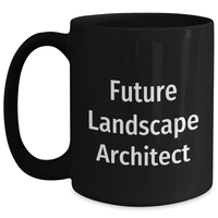 Load image into Gallery viewer, Funny Gifts from Friends for Future Landscape Architect - Inspirational Black Coffee Mug for Mother&#39;s Day, 11oz or 15oz Ceramic Mug - Main
