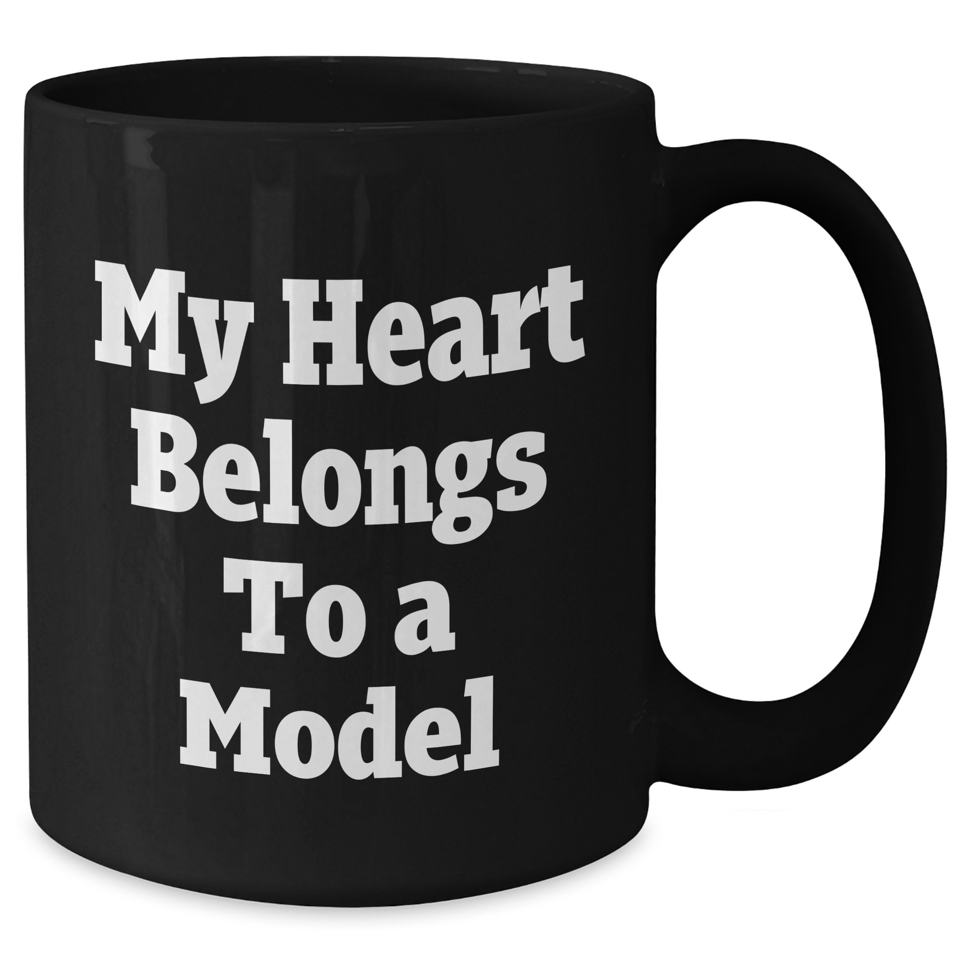 Funny Model Gifts from Friends and Family, Model Lover Black Coffee Mug, Gifts for Mom on Mother's Day - Additional