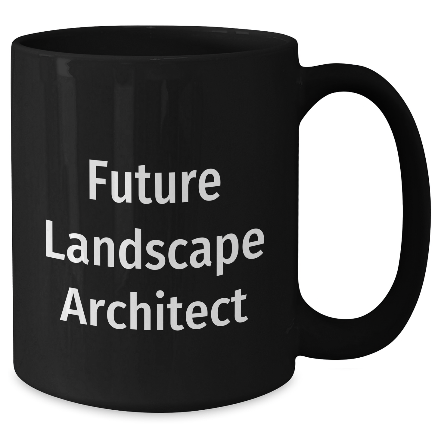 Funny Gifts from Friends for Future Landscape Architect - Inspirational Black Coffee Mug for Mother's Day, 11oz or 15oz Ceramic Mug - Additional
