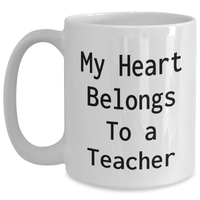 Load image into Gallery viewer, Funny Teacher White Coffee Mug Gifts from Family Father&#39;s Day Unique Teacher Quotes - Main
