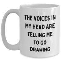 Load image into Gallery viewer, Funny Drawing Quotes White Coffee Mug Gifts for Men from Women on Father's Day - Main
