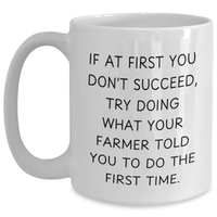 Load image into Gallery viewer, Funny Farmer White Coffee Mugs Gifts for Men from, White Coffee Mug, Farmlife Inspiration, Gift for Dad on Father's Day - Main
