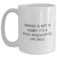 Load image into Gallery viewer, Funny Baking Quote White Coffee Mug, Gifts from Men to Baking Enthusiasts, Unique Baking Gifts for Father&#39;s Day - Main
