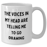 Load image into Gallery viewer, Funny Drawing Quotes White Coffee Mug Gifts for Men from Women on Father's Day - Additional
