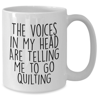 Load image into Gallery viewer, Quilting Enthusiasts Unite! Funny White Coffee Mug for Dad&#39;s Quilting Journey, Gifts from Men to Quilting Friends, White Coffee Mug for Quilting Lovers. - Additional
