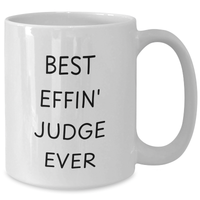 Load image into Gallery viewer, Funny Judge White Coffee Mug Gifts from Friends, Unique Mother&#39;s Day Unique Gifts for Judge - Additional
