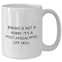 Load image into Gallery viewer, Funny Baking Quote White Coffee Mug, Gifts from Men to Baking Enthusiasts, Unique Baking Gifts for Father&#39;s Day - Additional
