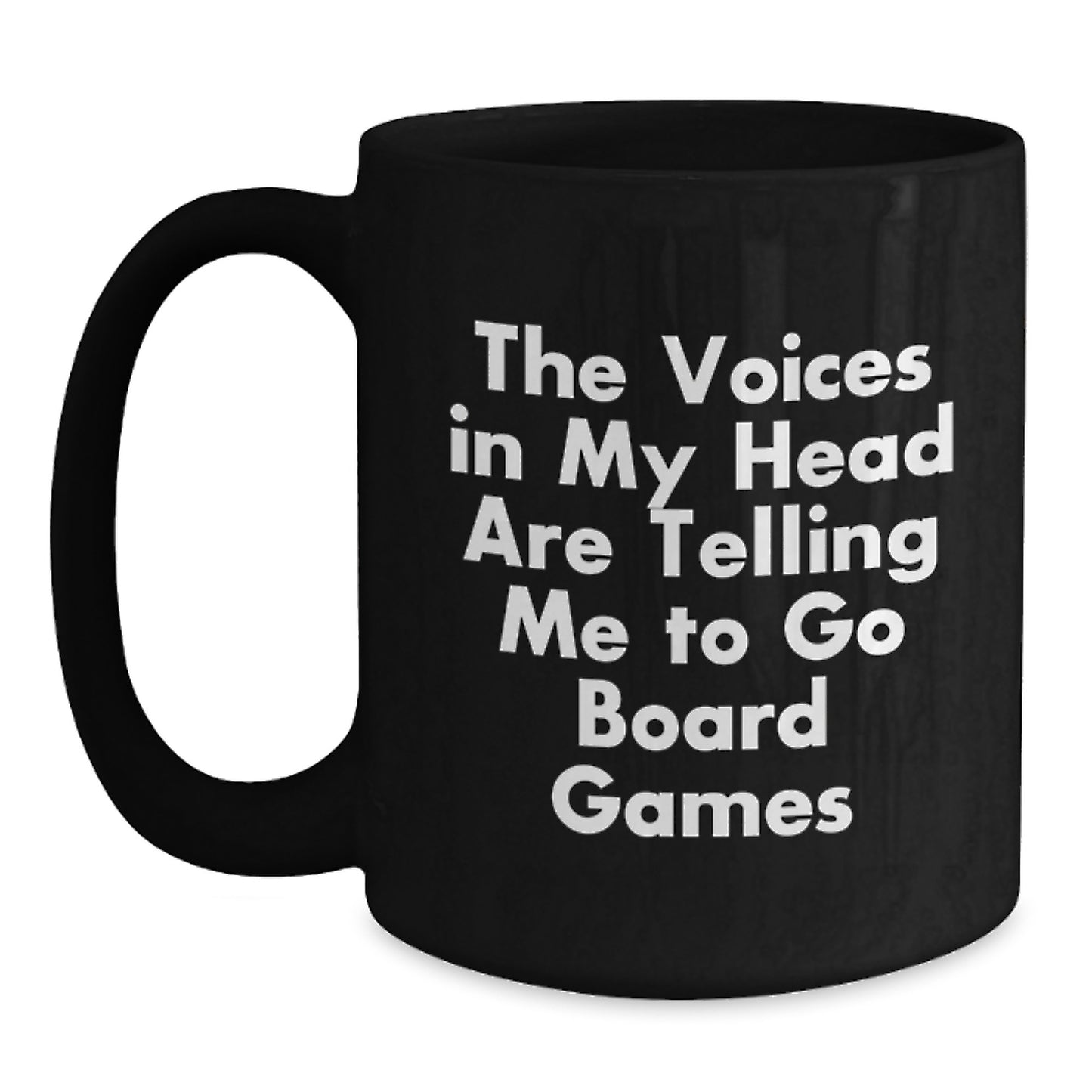 Funny Board Games Gift for Board Game Enthusiasts, Black Coffee Mug with Quirky Quote, Unique Birthday Unique Gifts from Friends to Family - Main