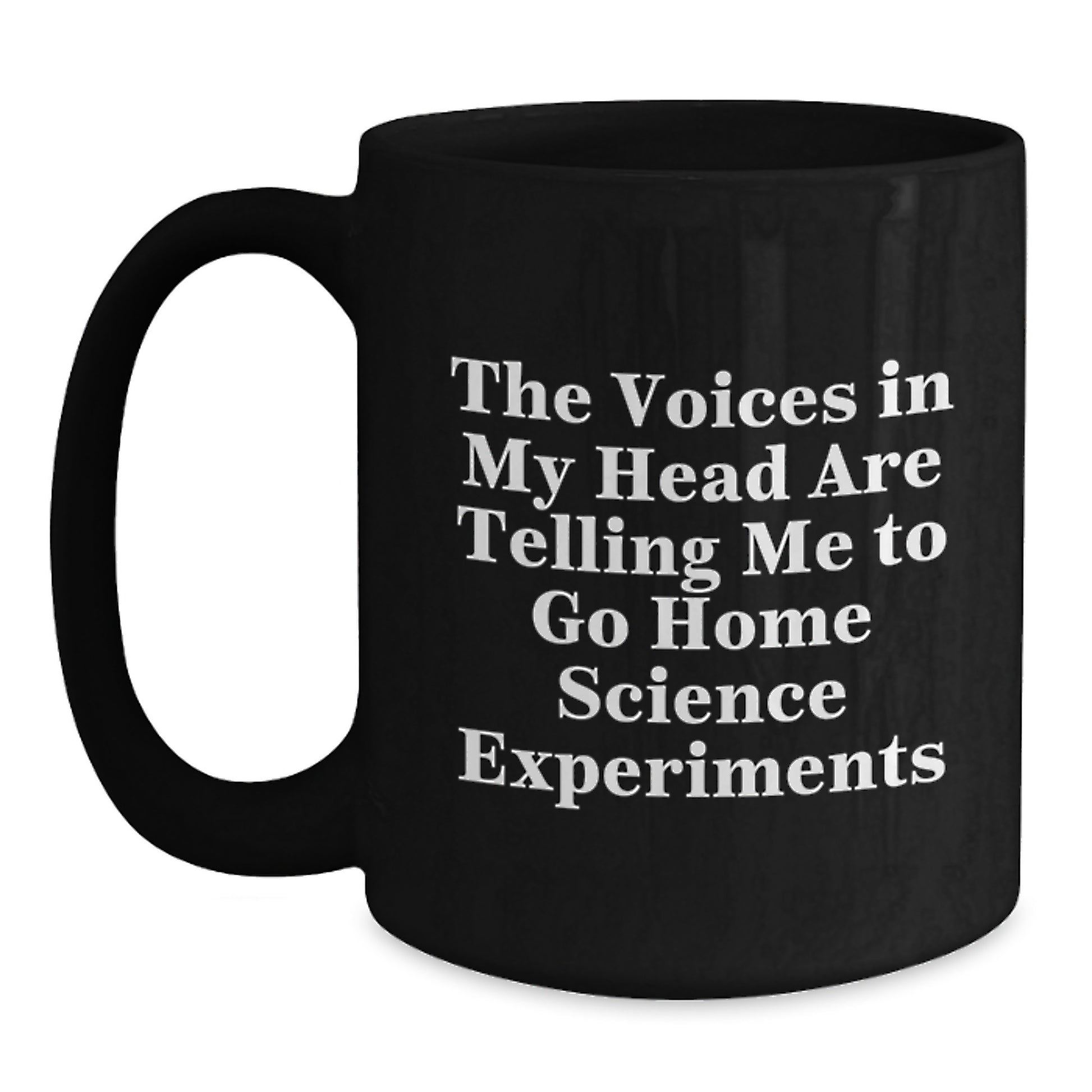 Funny Home Science Experiments Gifts for Home Science Experiments Enthusiasts, Unique Black Coffee Mug from Friends, Perfect Graduation Unique Gifts - Main