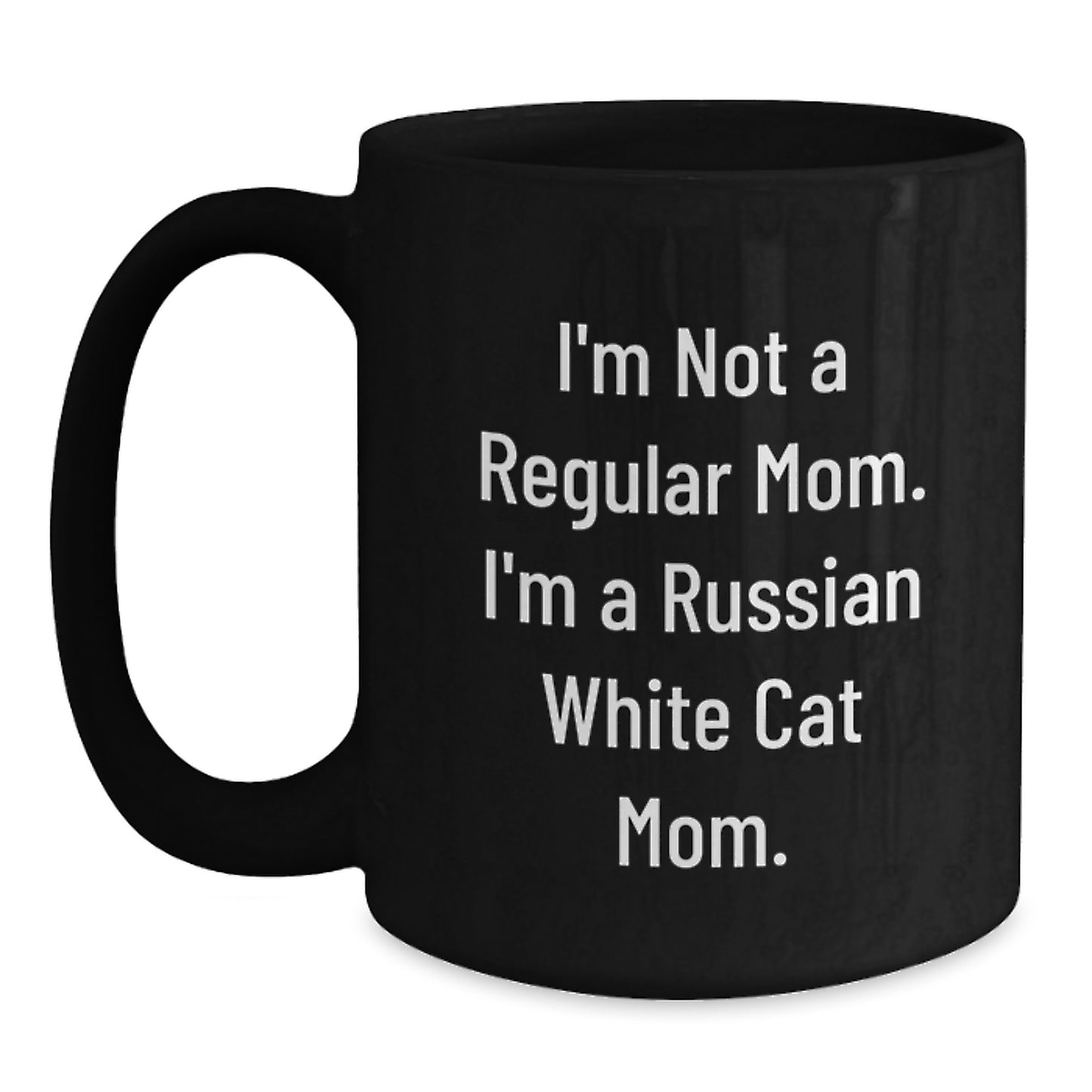 Funny Russian White Cat Mom Gifts for Russian White Cat Lover Graduation Unique Gifts from Mom to Russian White Cat Cat Lover - Main