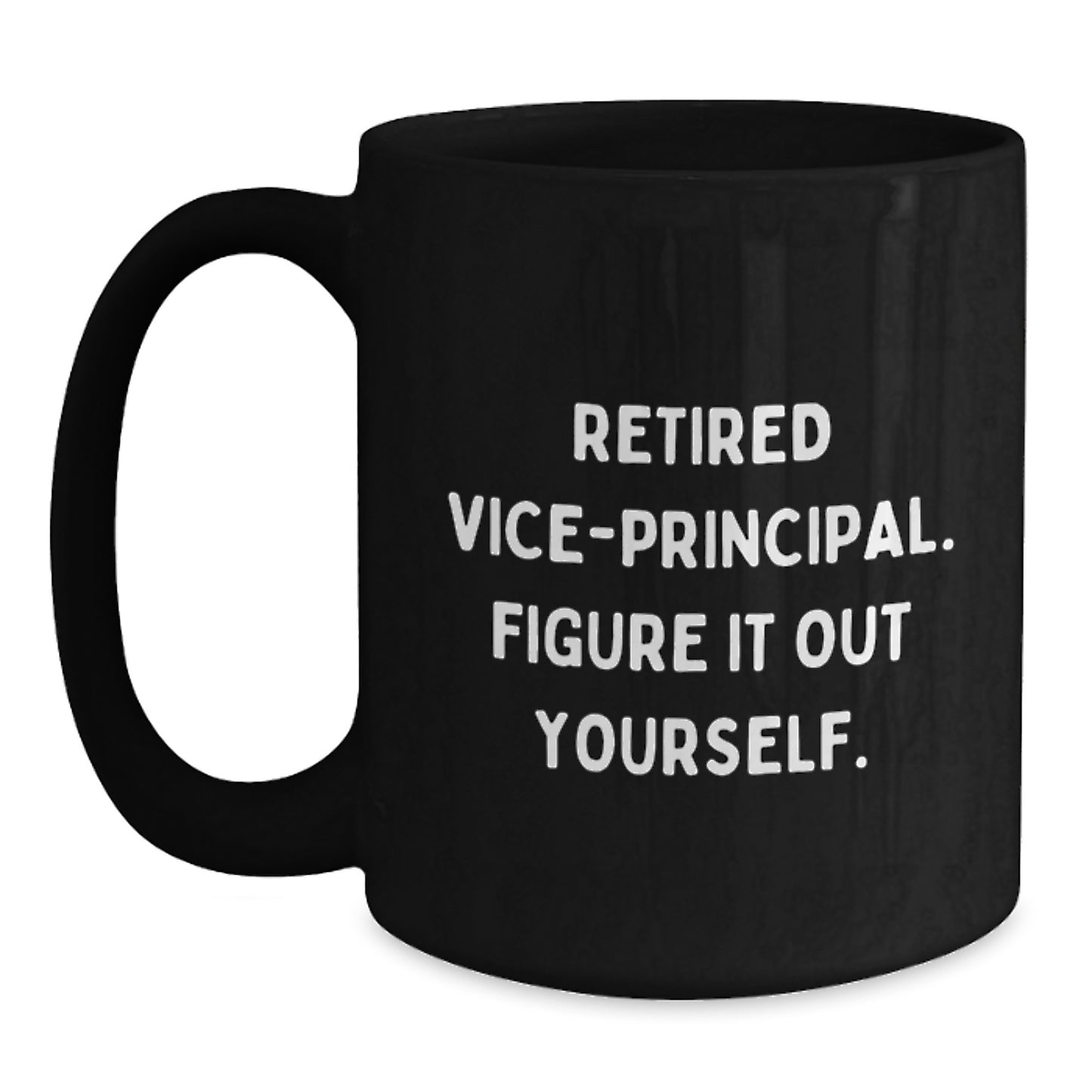 Vice-Principal Keepsake Black Coffee Mug for Him Birthday Gift - Main