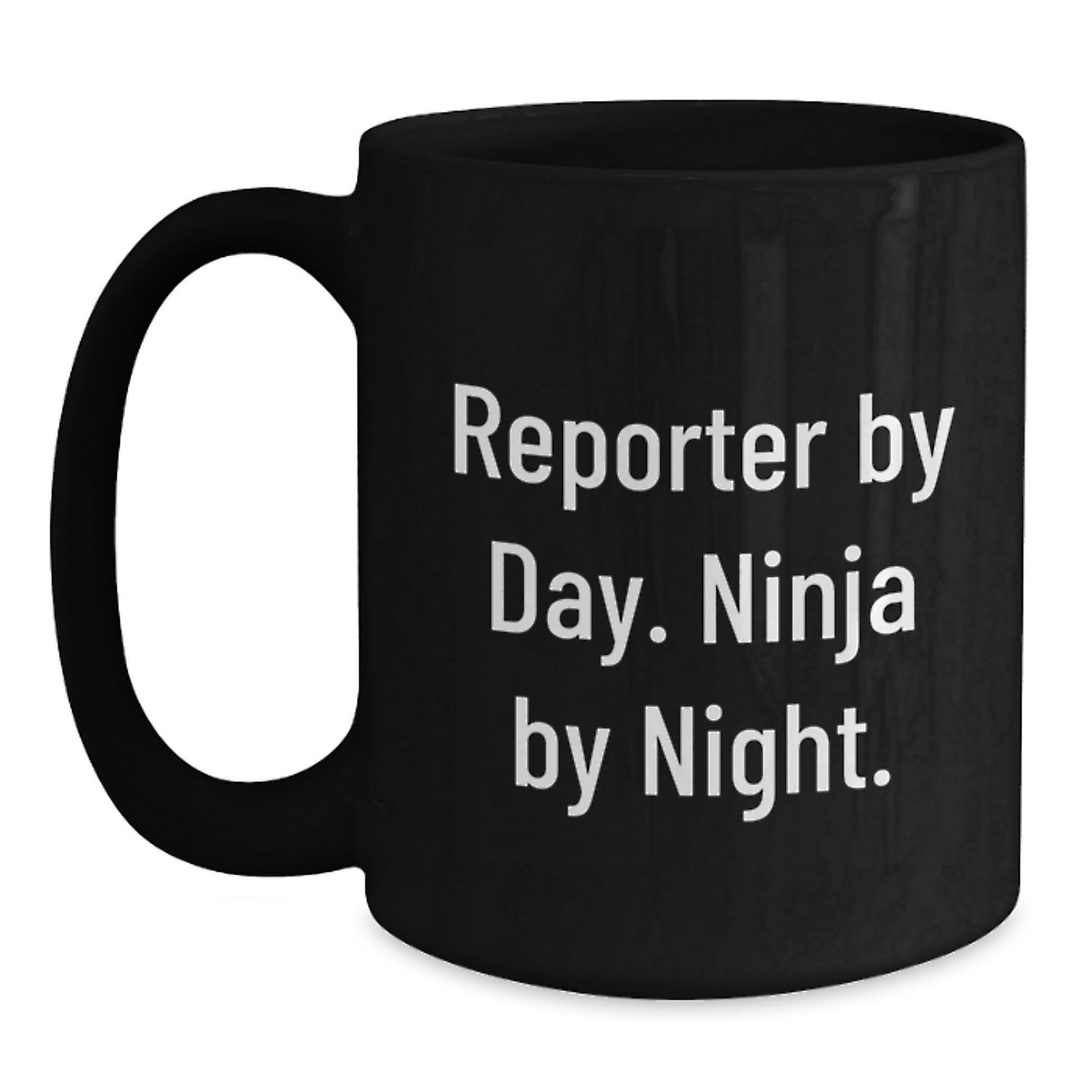 Reporter Gifts from Friends, 'Reporter By Day. Ninja By Night.', Unique Birthday Unique Gifts for Men - Main