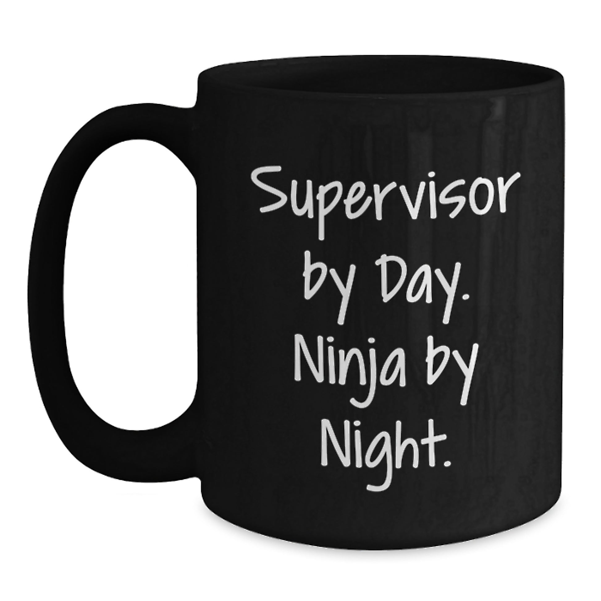 Supervisor Keepsake Mug for Him Birthday Gift Black 11oz Ceramic Mug - Main