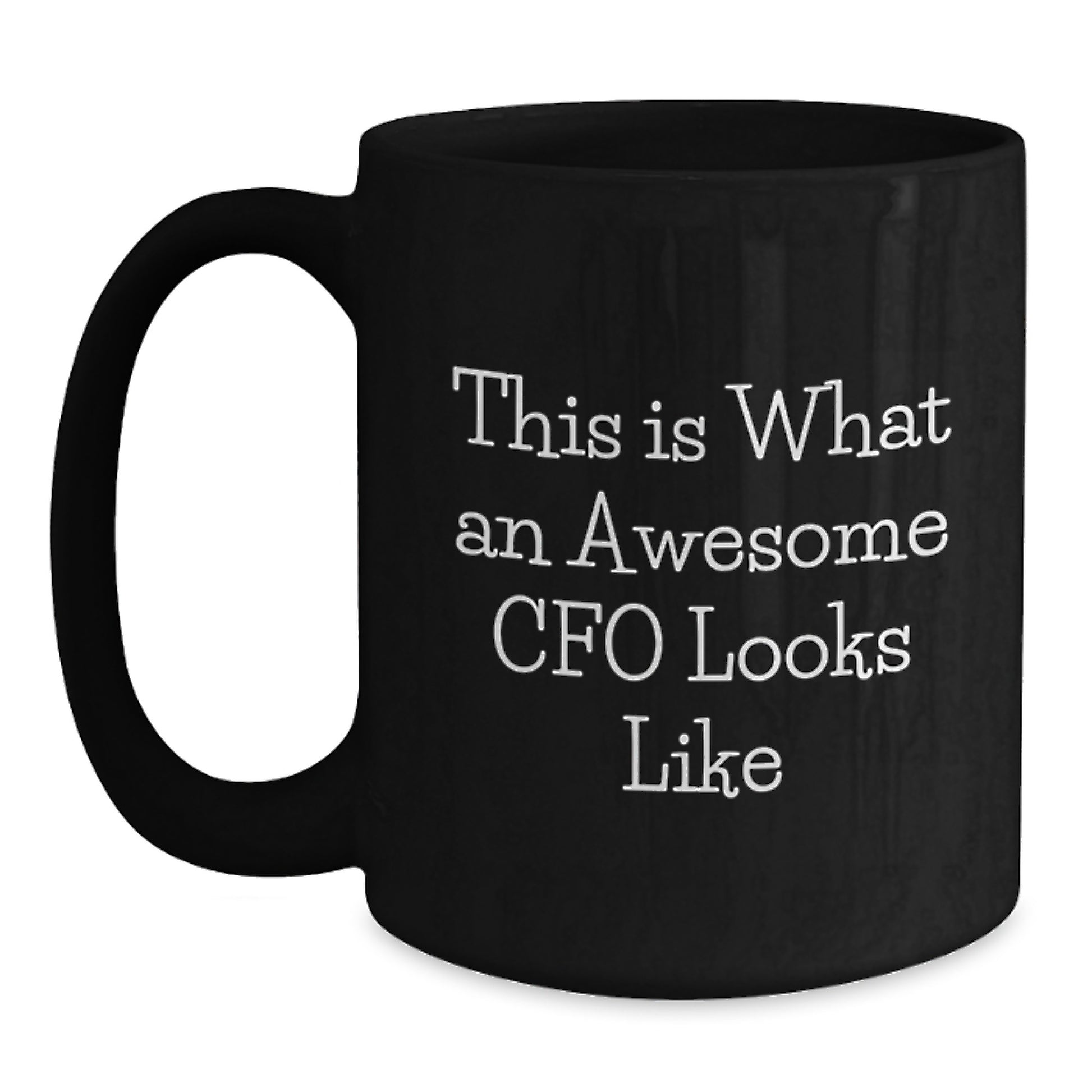 Cfo Keepsake Black Coffee Mug for Him Birthday Gift 11oz Ceramic - Main