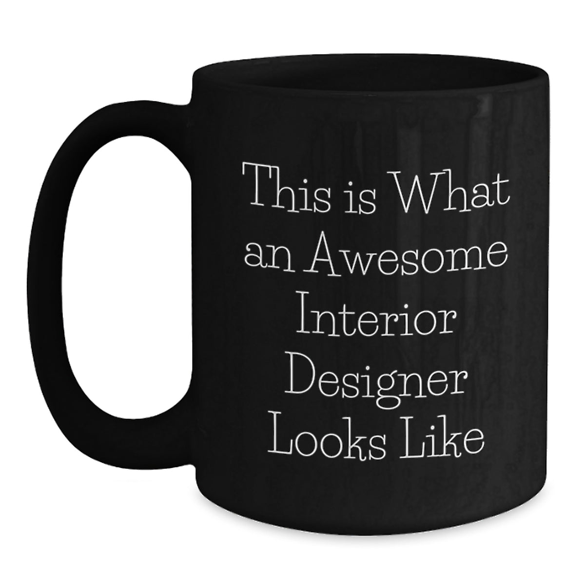 Christmas Gift for Her Awesome Interior Designer Present - Black Coffee - Main