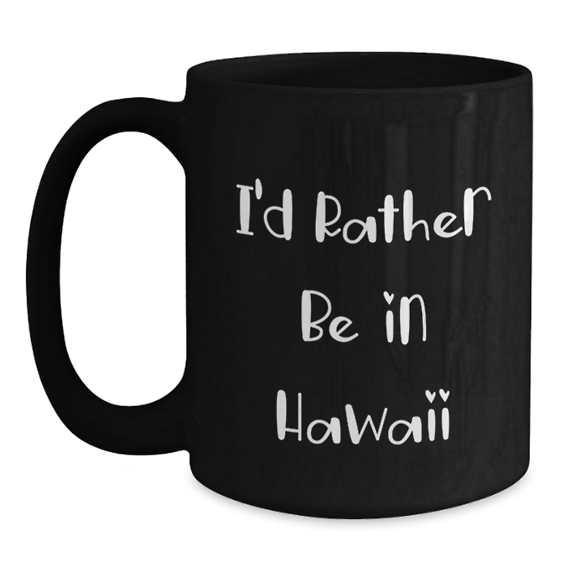 Hawaii Keepsake Black Coffee Mug for Him Birthday Gift - Main