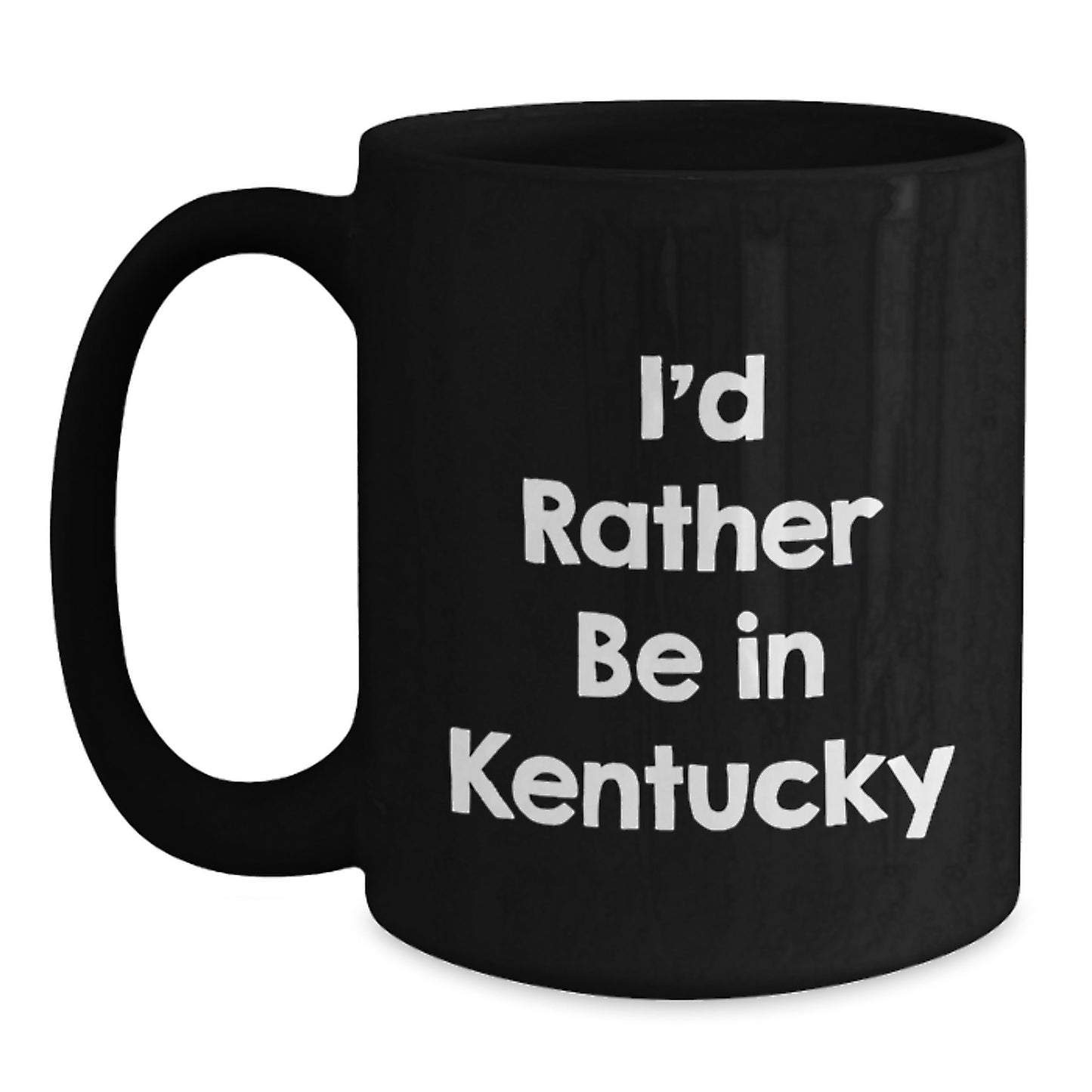 Kentucky Keepsake Black Coffee Mug for Him Birthday Gift - Main