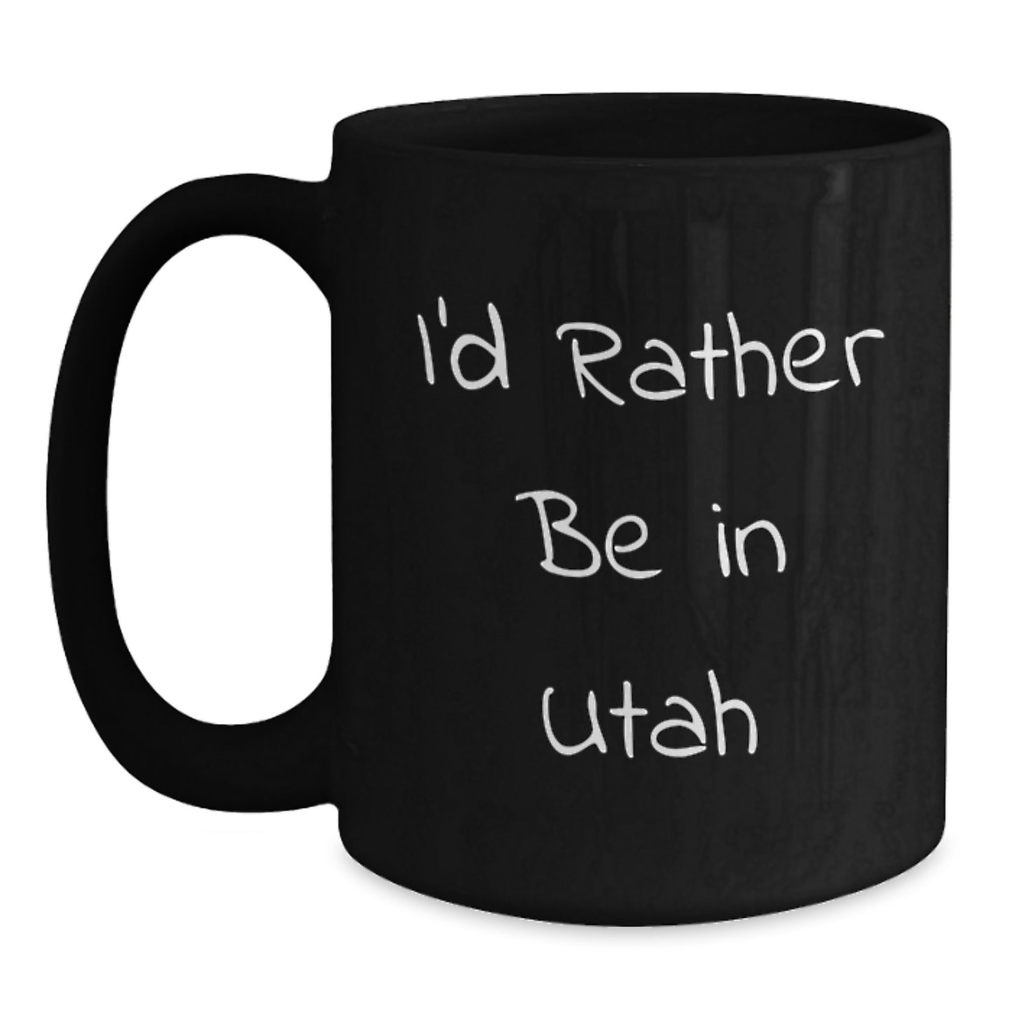 Utah Keepsake Black Coffee Mug for Him Birthday Gift - Main