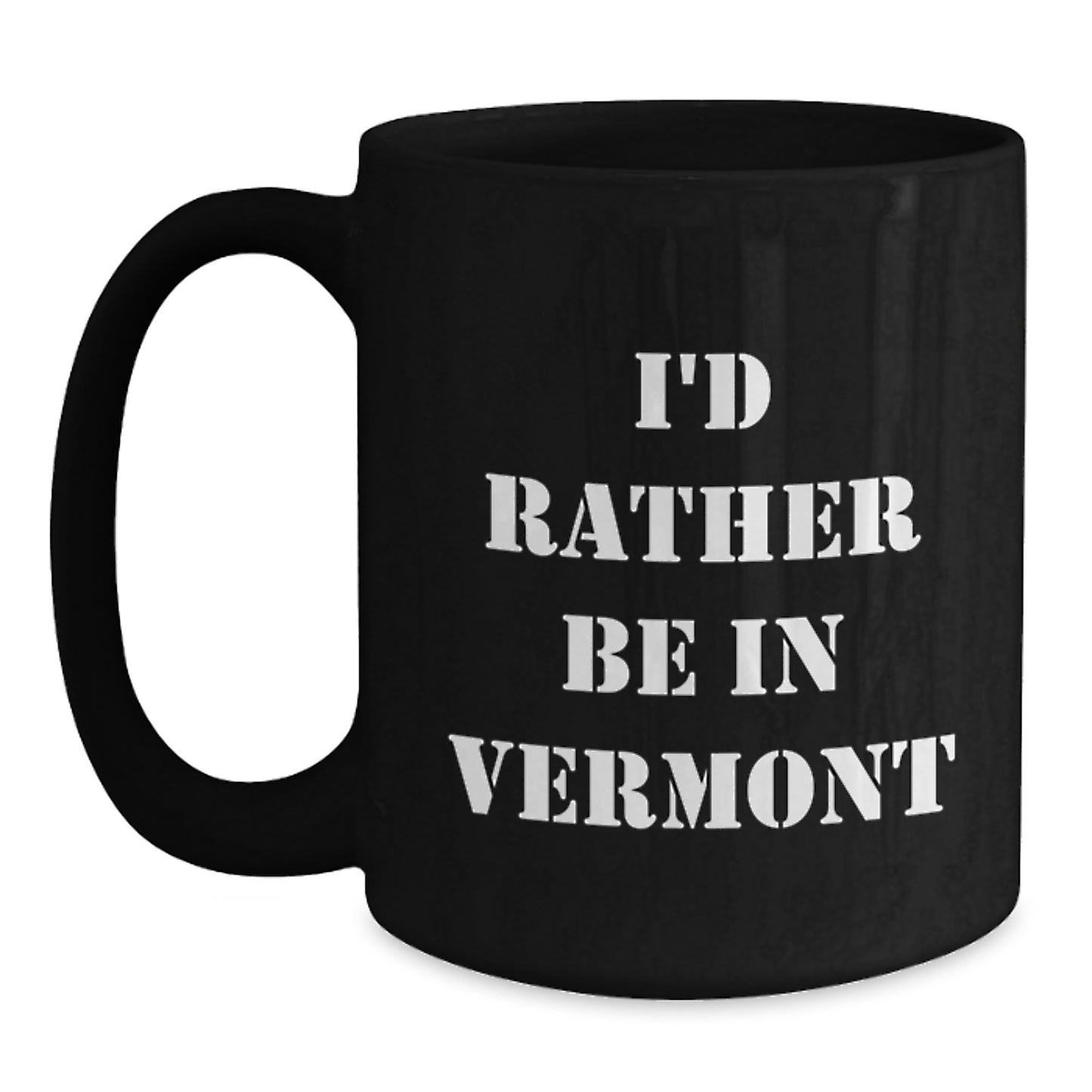 For Him Keepsake Vermont Black Coffee Mug 11oz Graduation Gift - Main