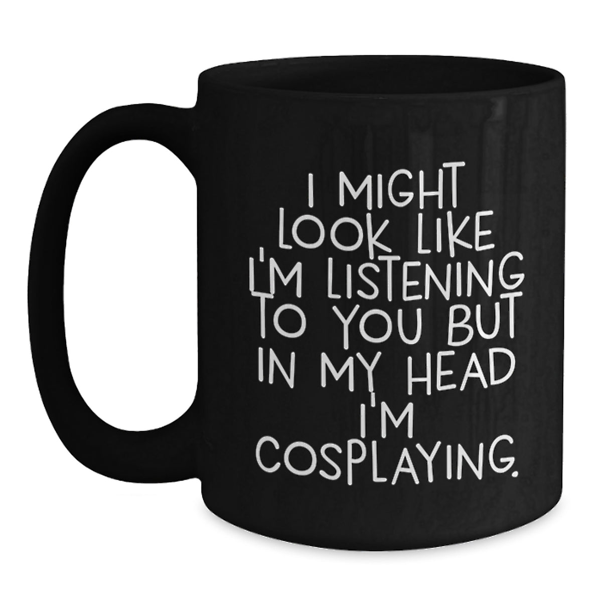 Cosplaying Black Coffee Mug Keepsake for Him – Christmas Gift - Main