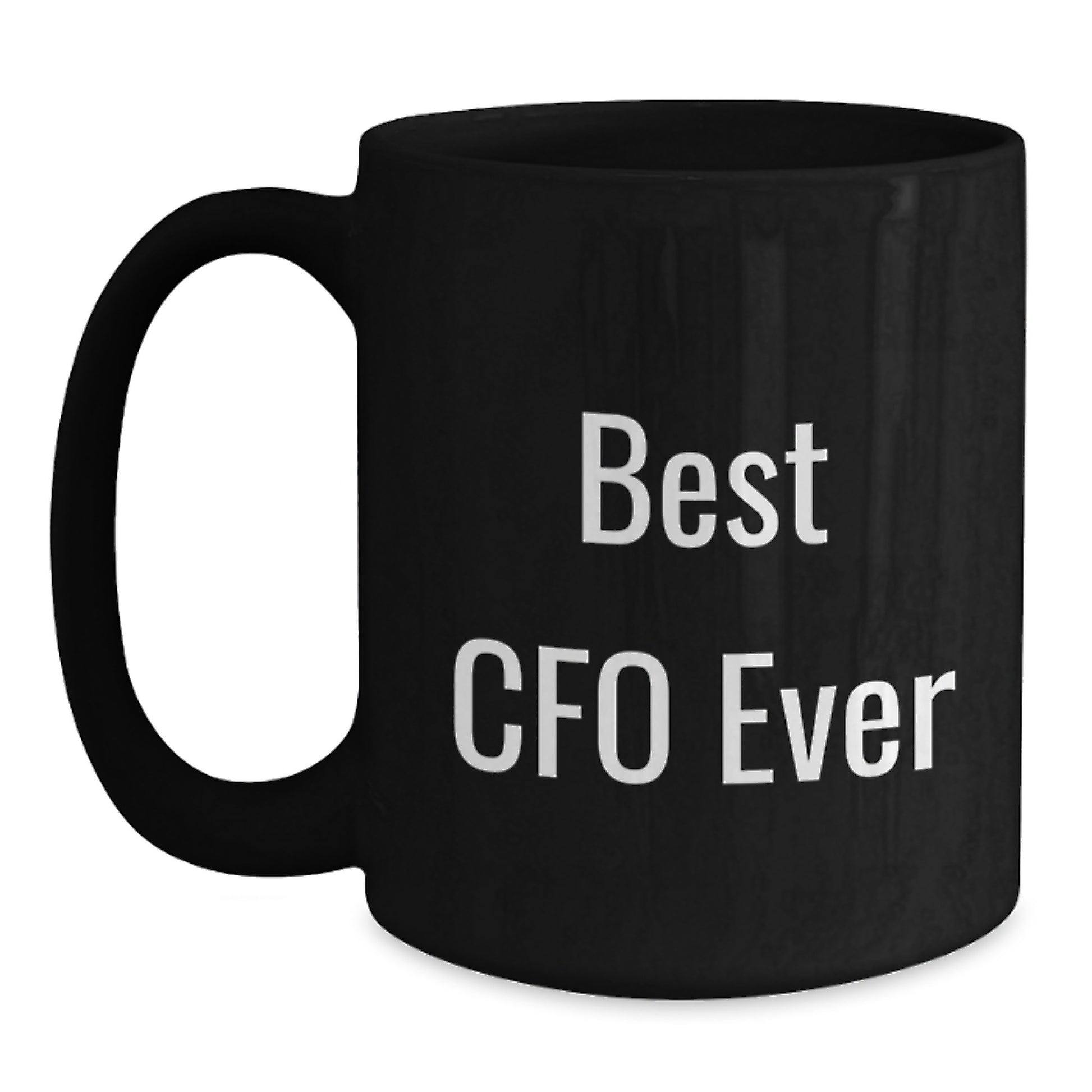 Cfo Keepsake Black Coffee Mug for Him Birthday Gift Best Cfo Ever - Main