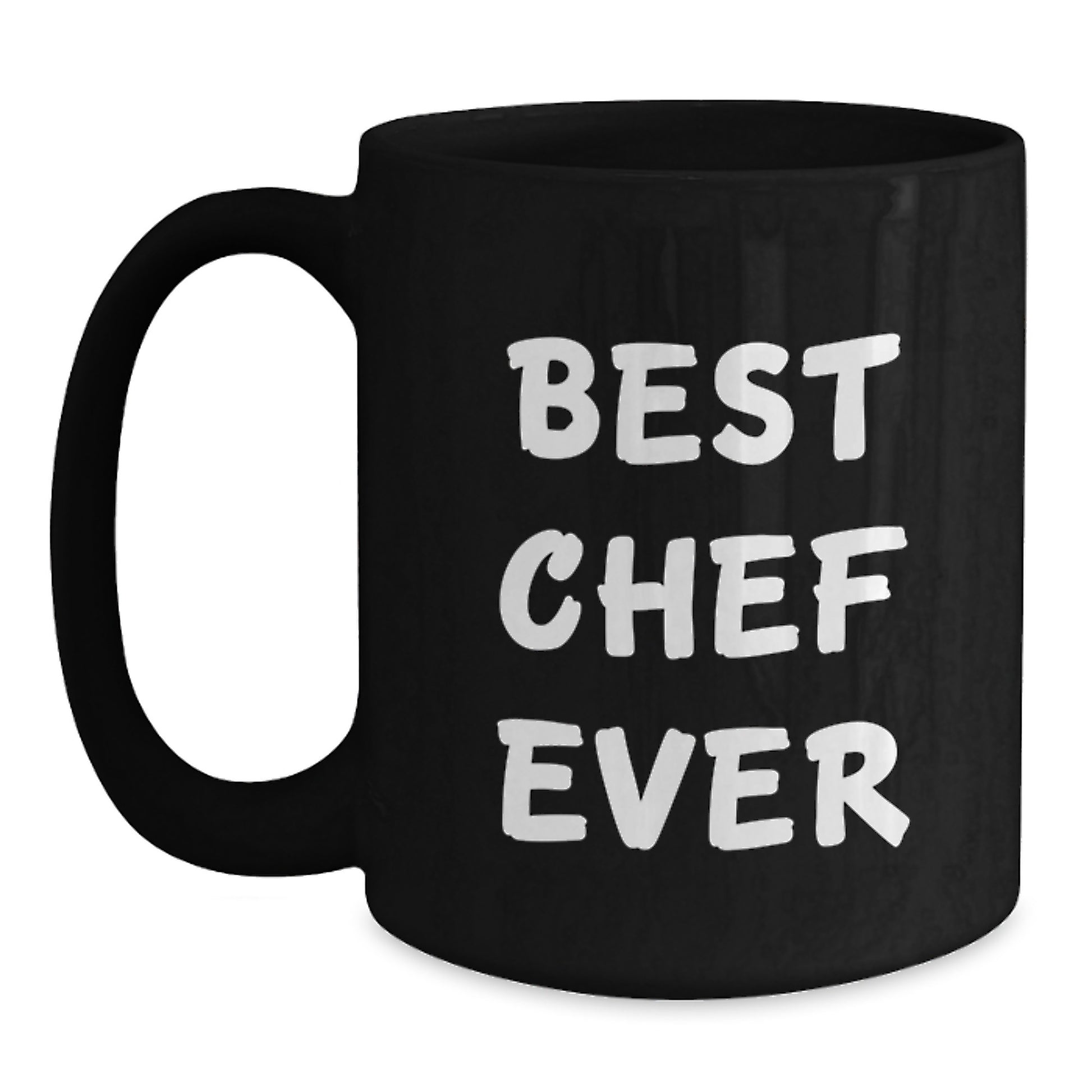 Best Chef Ever Keepsake Premium Black Coffee Mug for Him Birthday Gift - Main