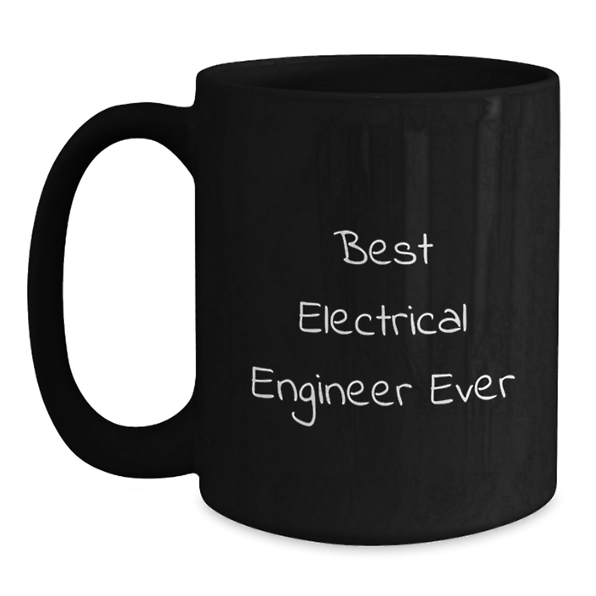 Electrical Engineer Keepsake Black Coffee Mug for Him Birthday Gift - Main