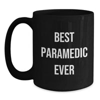 Load image into Gallery viewer, Funny Rescue Worker Gifts from Men to Rescue Worker, Best Rescue Worker Ever Black Coffee Mug, Perfect Holiday Gift Ideas for Rescue Worker Friends - Main
