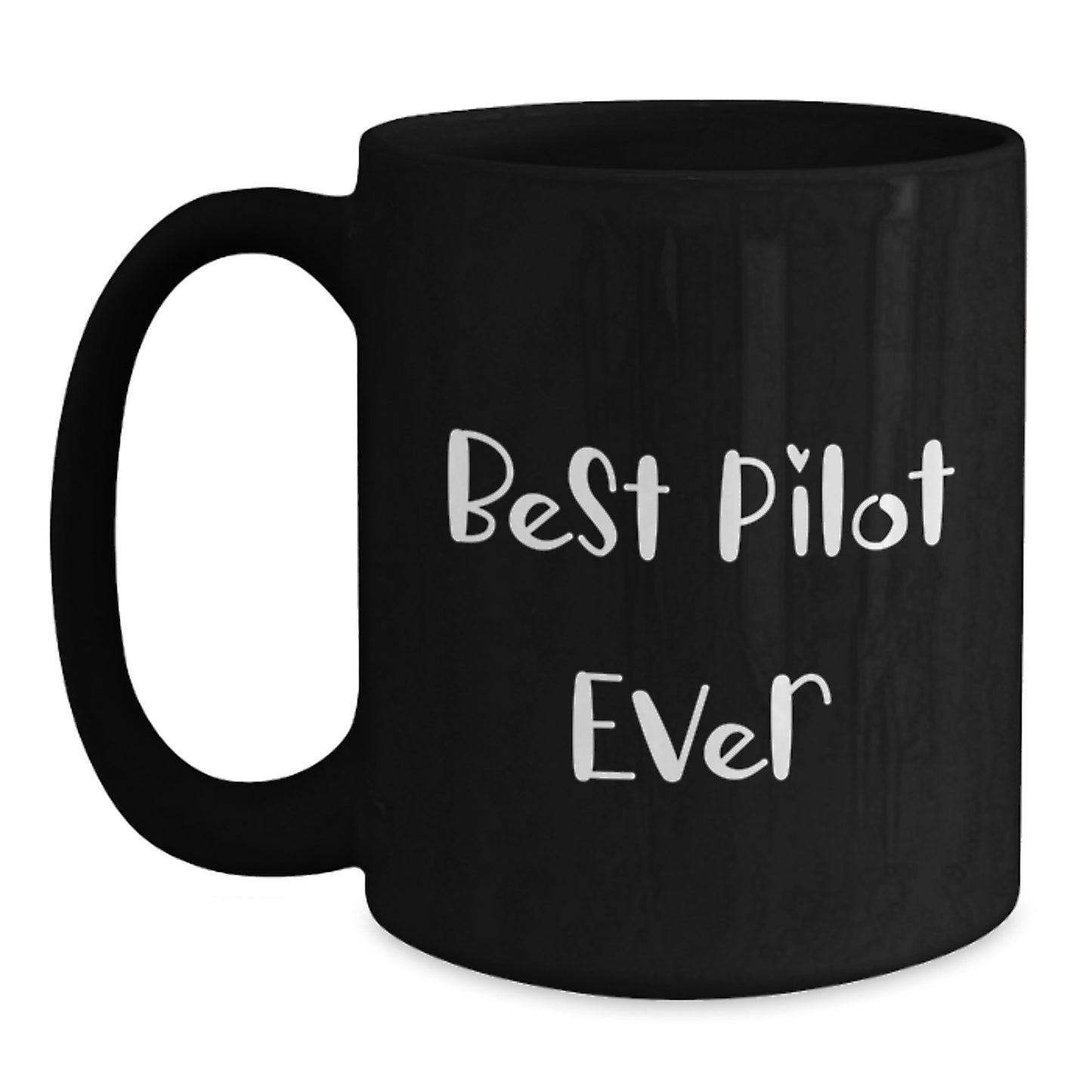 Pilot Keepsake Black Coffee Mug for Him Birthday Gift Best Pilot Ever - Main